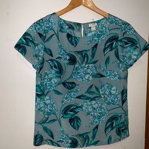 NWOT j. Crew flowers crop top